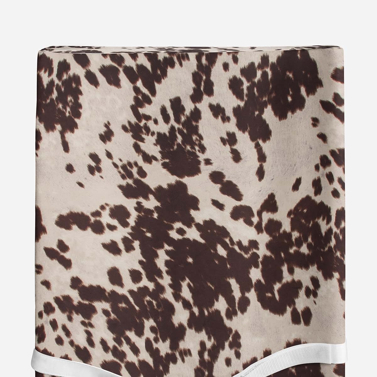 Sweet Potatoes Western Cowboy Changing Pad Cover Super Soft Brown Cowhide (photo 3)