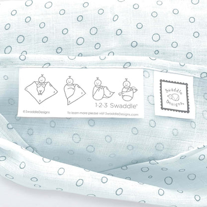 SwaddleDesigns Marquisette Receiving Swaddle Blanket 100% Cotton 46x46 Inches