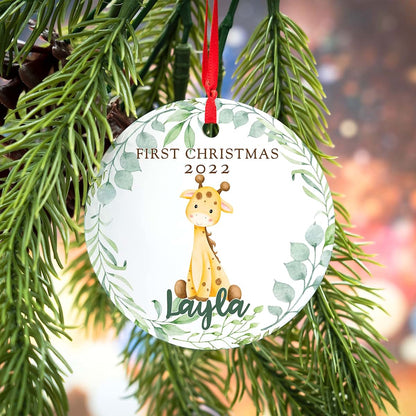 Personalized Favors Baby First Christmas Ornament 2024 - Personalized Christmas Ornaments for Babies Boy or Girl with