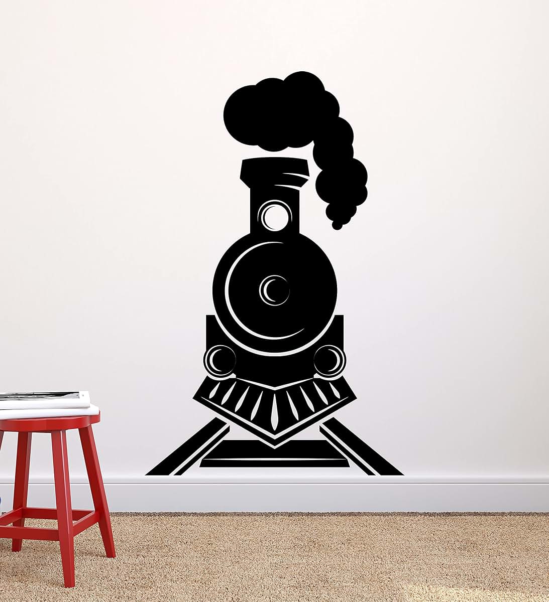 Decalzone Train Wall Decal For Kids Room Decor