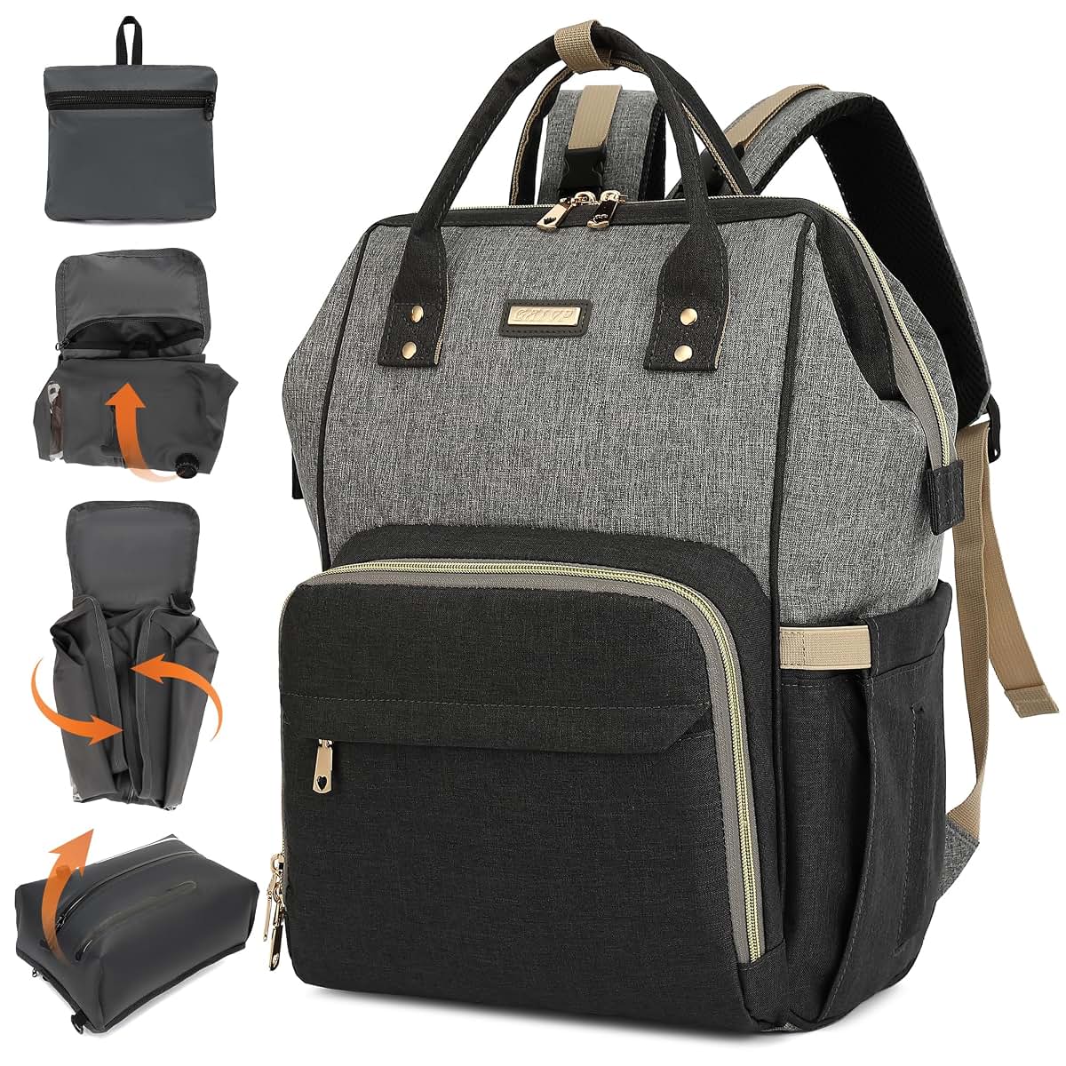 GAIVP Diaper Backpack for Baby Essentials
