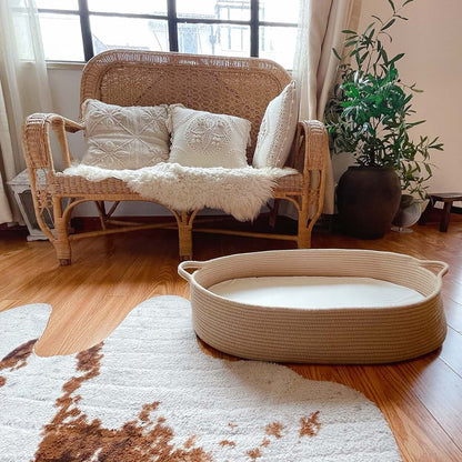 Meloom Baby Changing Basket with Pad and Belt in Taupe (photo 4)