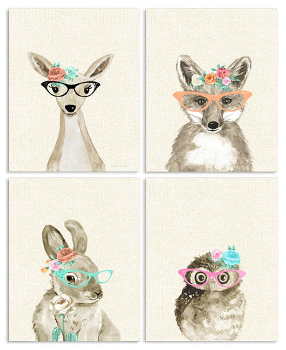 Stupell Industries Woodland Critters Wall Art Set