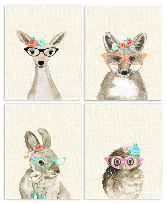 Stupell Industries Woodland Critters Wall Art Set