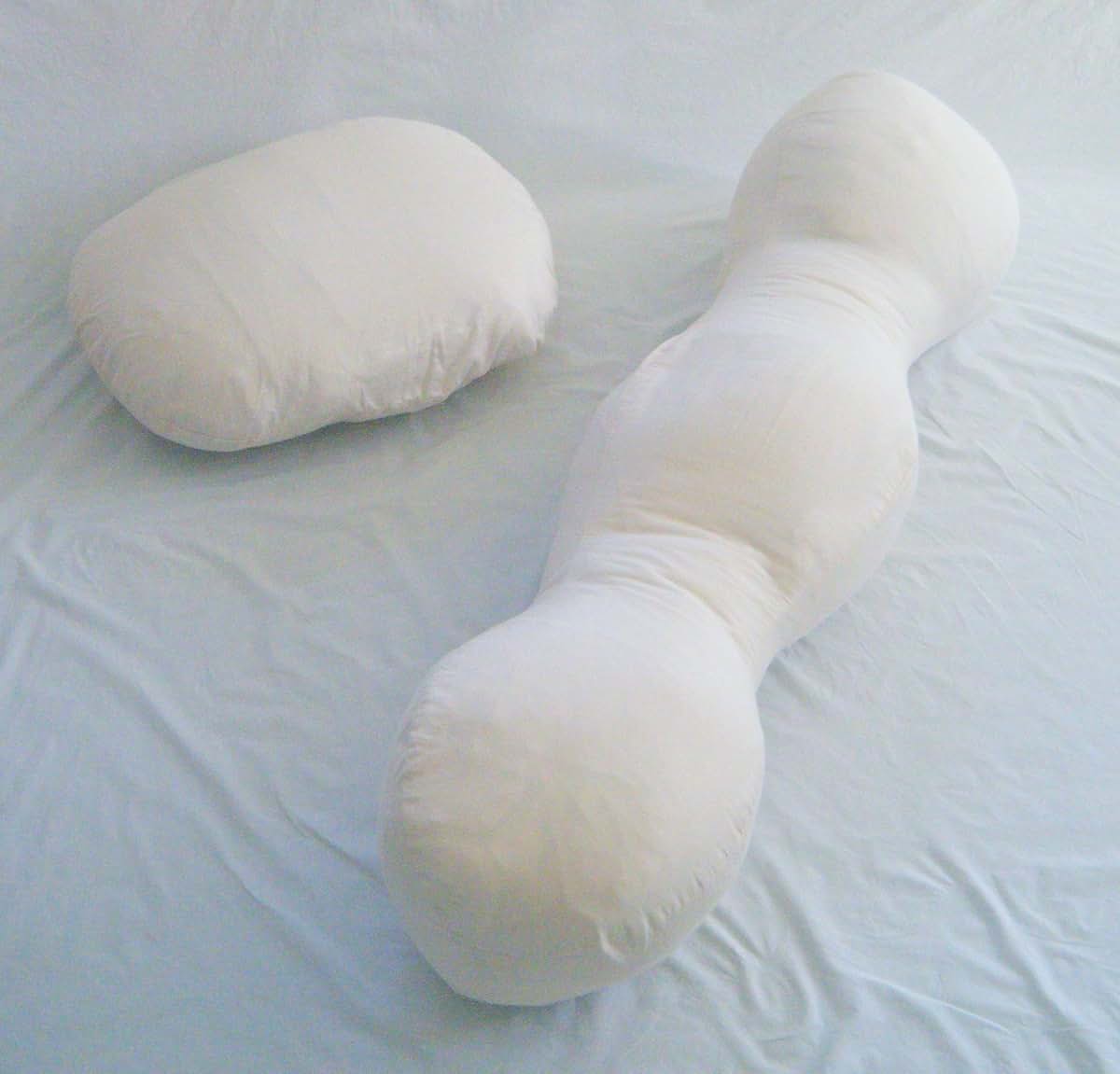 Treehugger Pillows The Curvy Bodypillow Cover - White - 100% Cotton Patent Pending (photo 2)