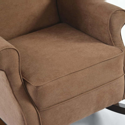 Norm Concept Haven Upholstered Rocking Chair - (Brown)