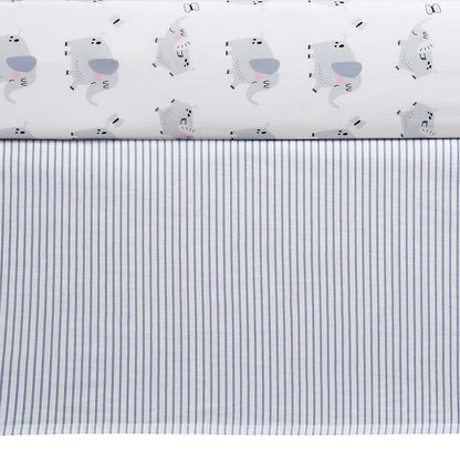 Oxford Baby Ele-A-Fun 3 Pc Crib Nursery Bedding Set