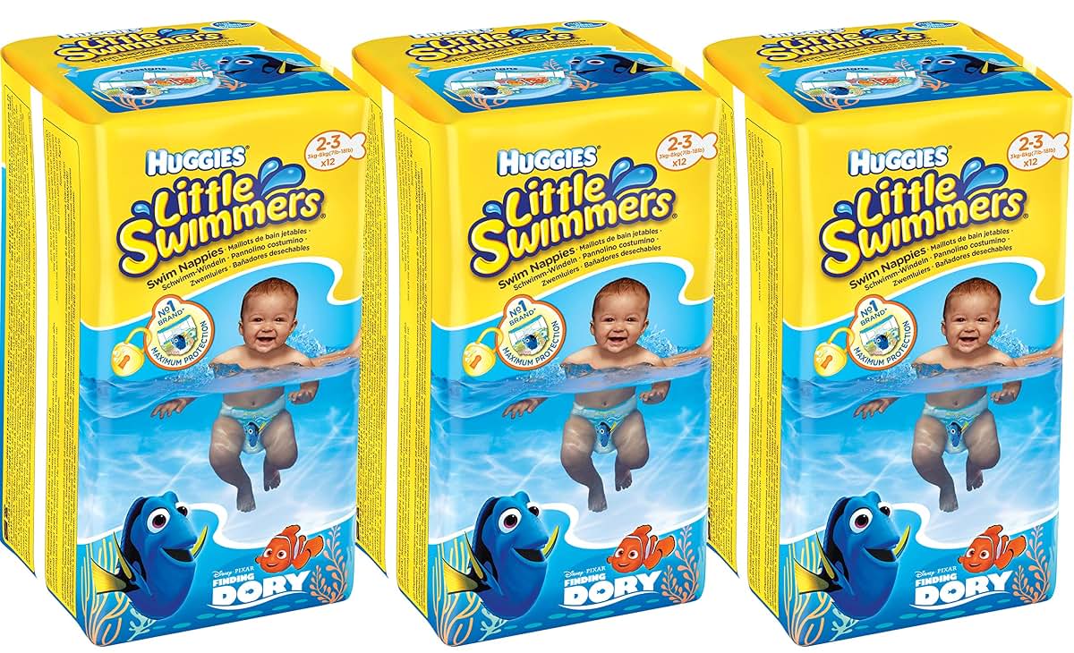 Huggies UltraConfort Little Swimmers Disposable Swim Diapers, X-Small