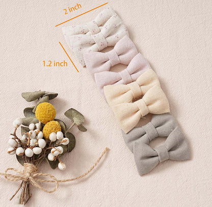 Bubbow 28pcs Baby Toddler Hair Ties with Bows and Daisy Flowers