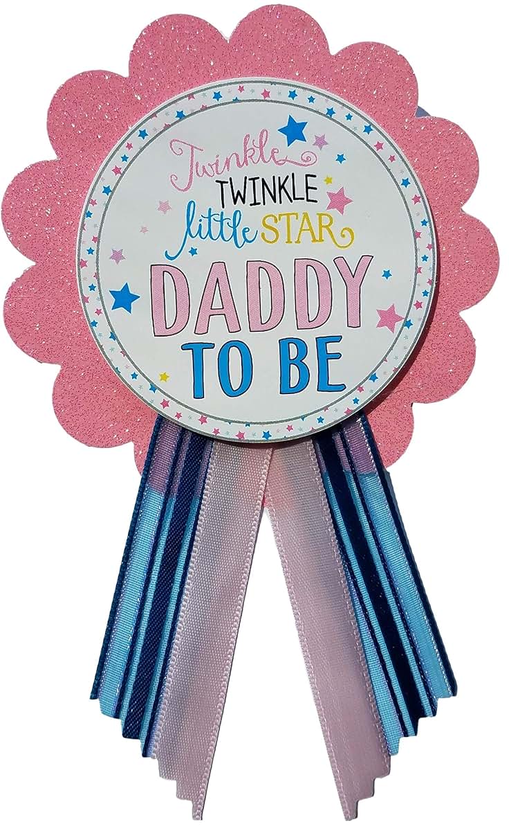 Amy's Bubbling Boutique Twinkle Little Star Mommy and Daddy to Be Pins (photo 3)