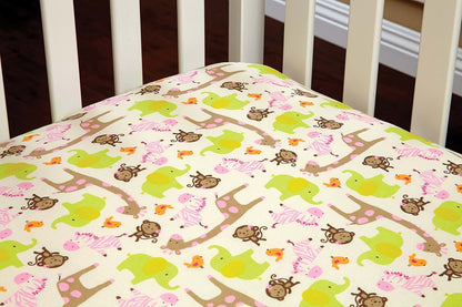 Carter's Jungle Collection Fitted Crib Sheet