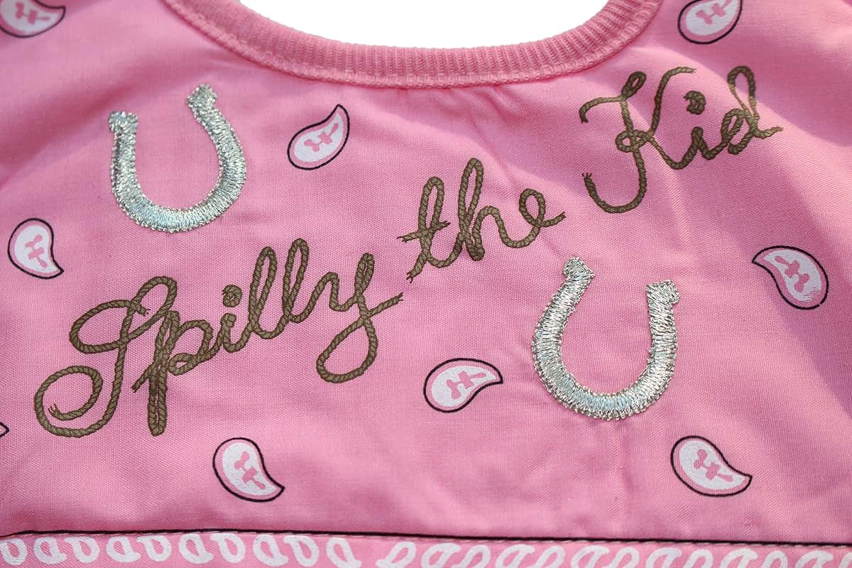 4Rodeo Western Spilly The Kid Pink Bandana Baby Bib