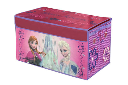 Idea Nuova Disney Frozen Collapsible Toy Storage Trunk with Lid, Soft Canvas