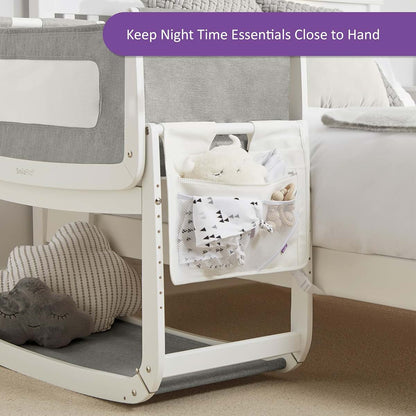 Snuz SnuzPod Hanging Diaper Caddy and Bedside Organizer, White (photo 3)