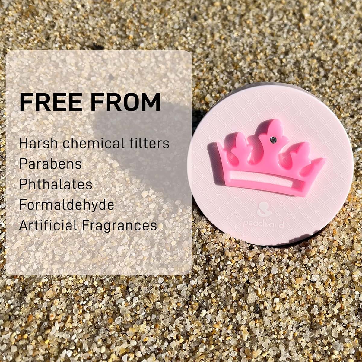Peach And Kids Sunscreen SPF50+ PA++++ Airless Pact Sensitive Skin
