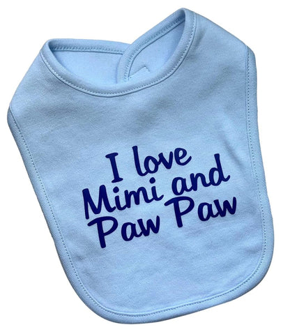 Funny Girl Designs Personalized Baby Bib CUSTOMIZED with Your VINYL Text and Color Of Choice 100% Cotton Unisex (PINK
