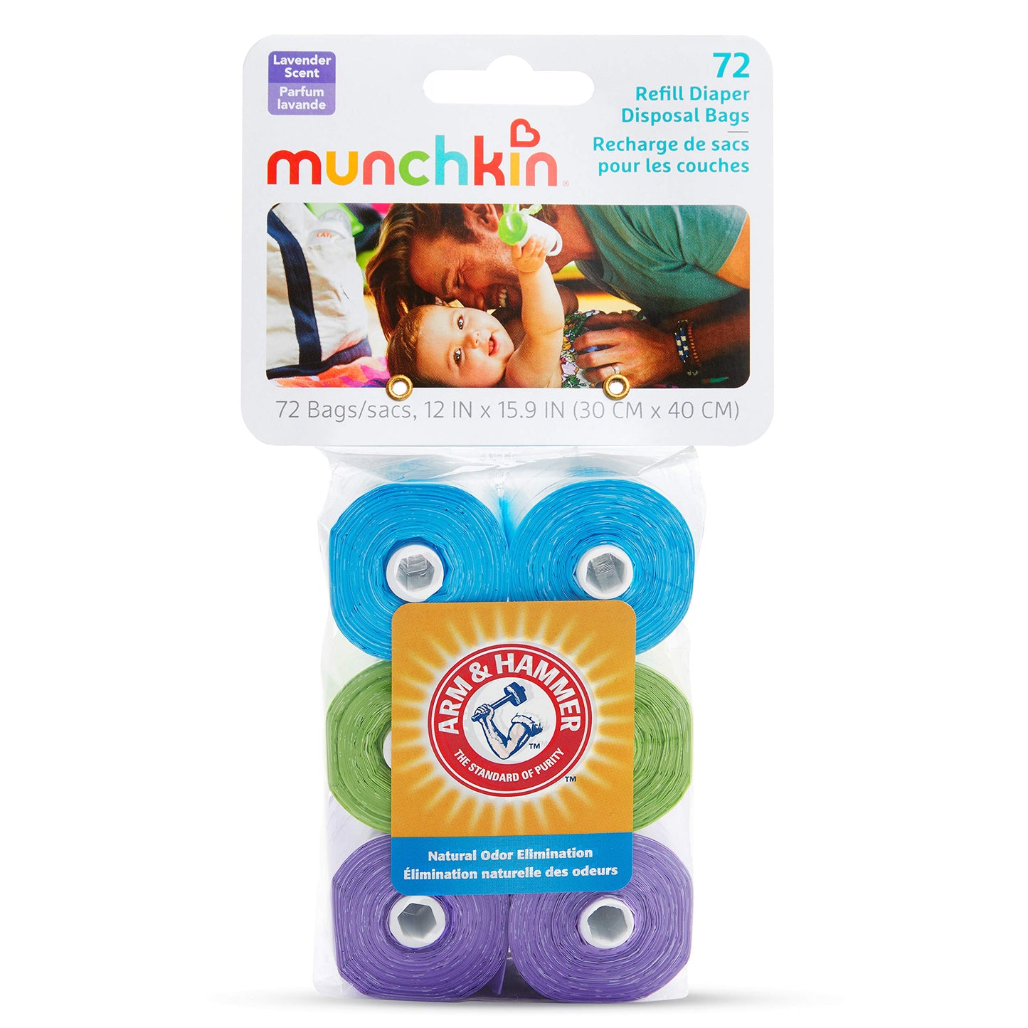 Munchkin Arm And Hammer Diaper Bag Refills 6 Pack