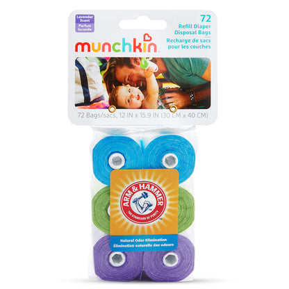 Munchkin Arm And Hammer Diaper Bag Refills 6 Pack