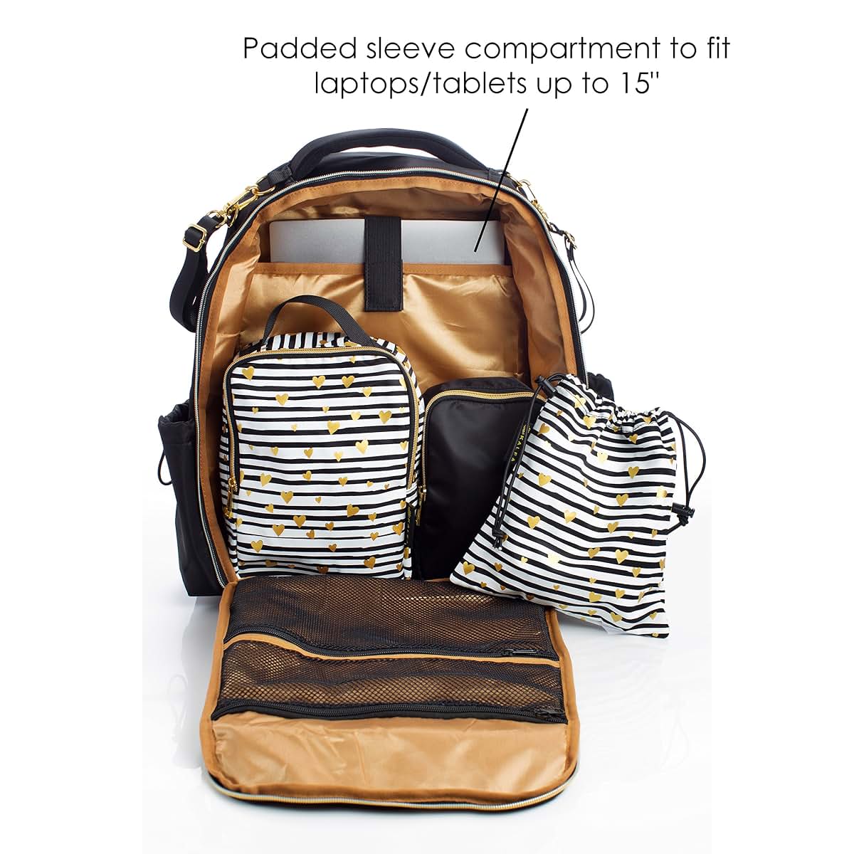 Travel Backpack for Women - Multi-Compartment Diaper Bag