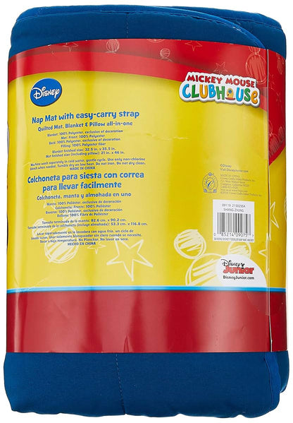 Disney Mickey's Flight Academy Rolled Nap Mat for Toddlers