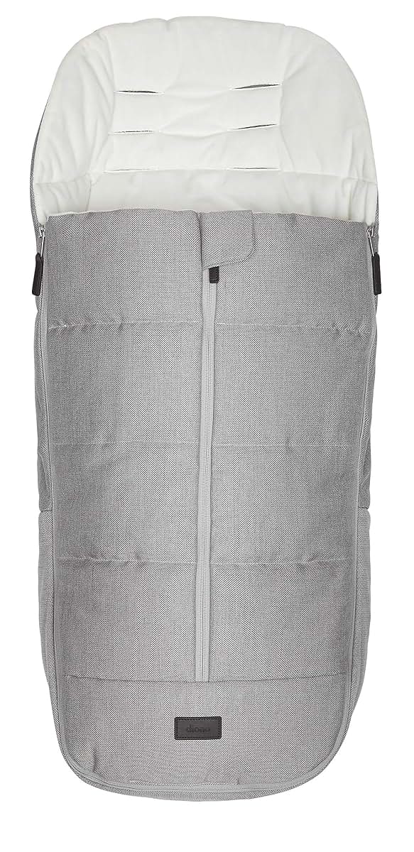 Diono Quantum Classic All Weather Footmuff for Car Seats & Strollers, Light Grey Cube
