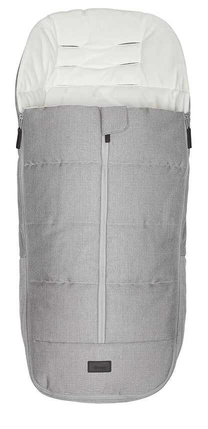 Diono Quantum Classic All Weather Footmuff for Car Seats & Strollers, Light Grey Cube