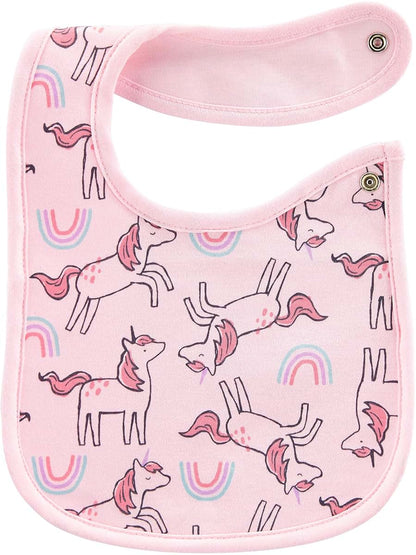 Carter's Simple Joys Baby Girls' 7-Pack Teething Bibs