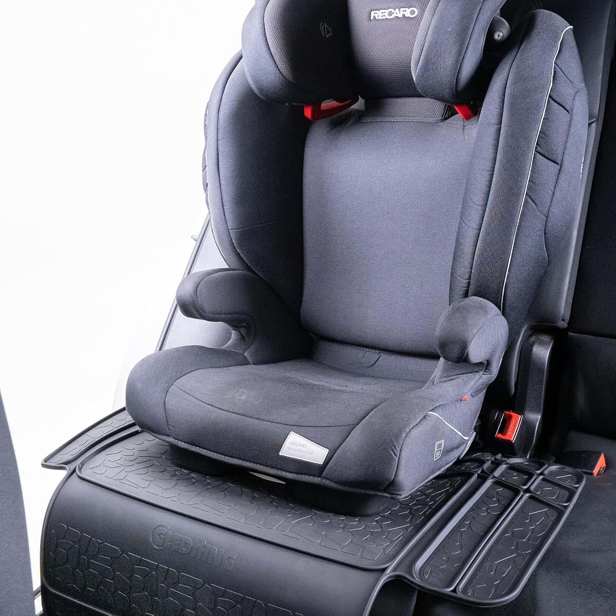 Gledring Car Seat Protector Mat - Universal Trim-to-Fit, 25 x 15 in, Low-Odor Rubber