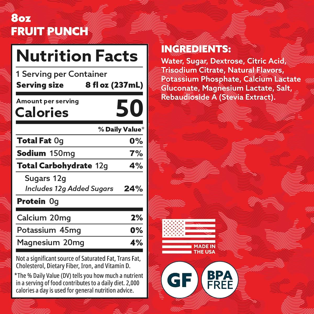 Hoist Fruit Punch Electrolyte Hydration Drink Pouches, 24-Pack