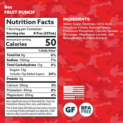 Hoist Fruit Punch Electrolyte Hydration Drink Pouches, 24-Pack