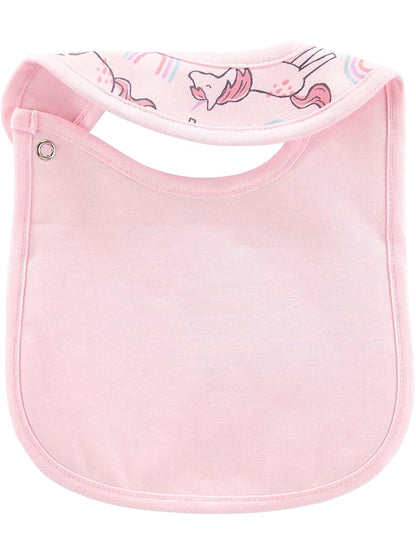 Carter's Simple Joys Baby Girls' 7-Pack Teething Bibs