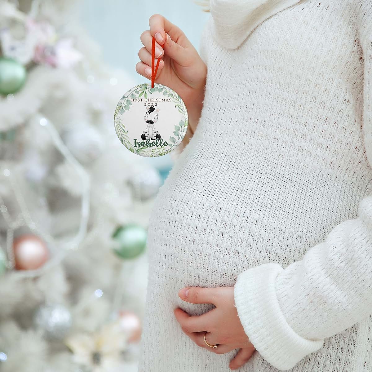 Personalized Favors Baby First Christmas Ornament 2024 - Personalized Christmas Ornaments for Babies Boy or Girl with (photo 3)