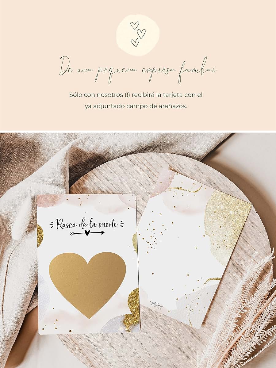 JoliCoon Pregnancy Announcement Scratch Card Set