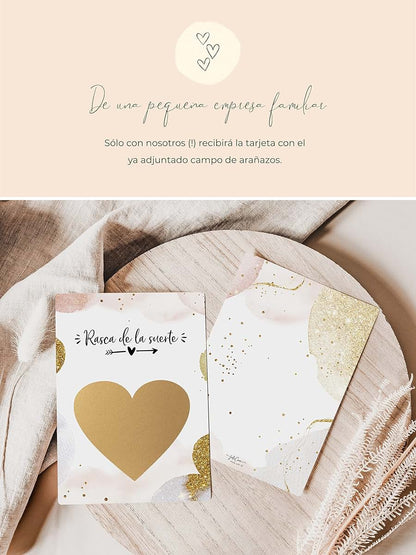 JoliCoon Pregnancy Announcement Scratch Card Set