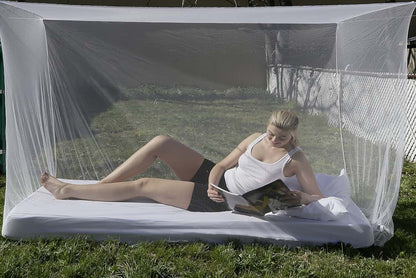Ledmark Ind. Mesh Netting Mosquito Box Tent Single Or Double