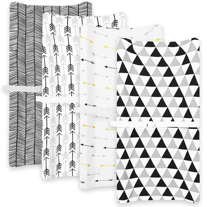 BaeBae Goods Changing Pad Covers 4 Pack Jersey Knit (photo 4)