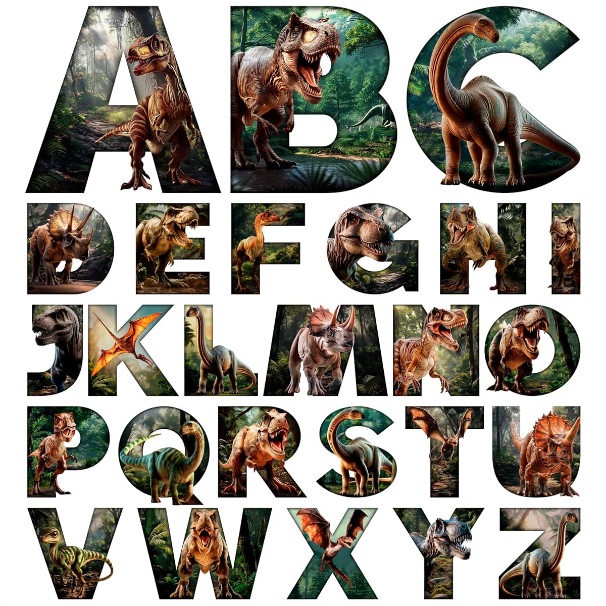 Vinyl Designs Personalized Dinosaur Name Wall Decal