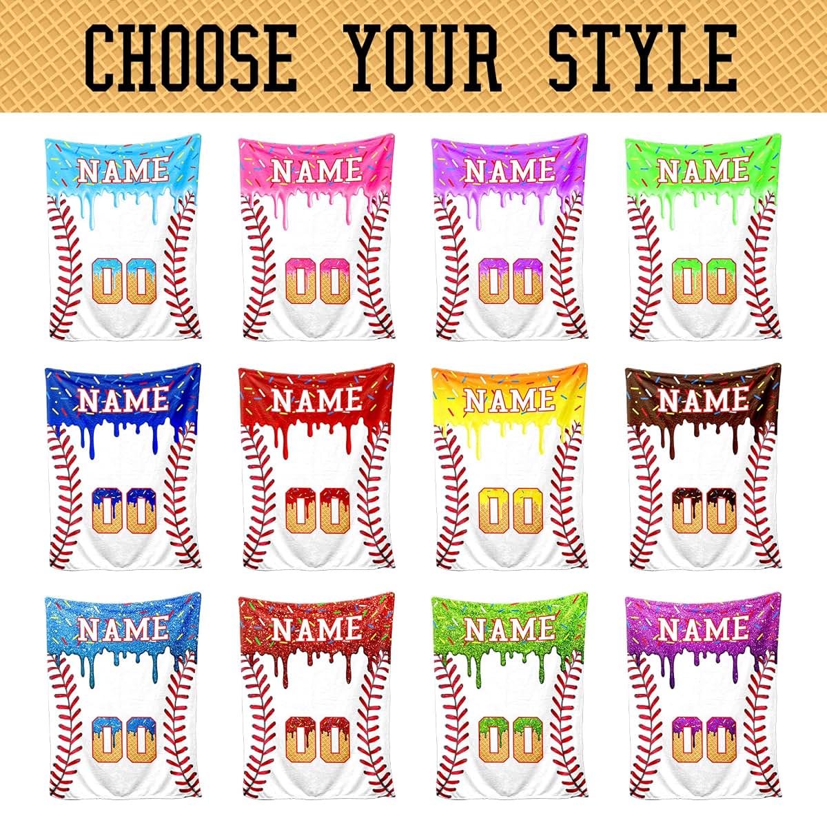 PrintMyWay Personalized Flannel Blanket For Kids With Custom Name (photo 2)