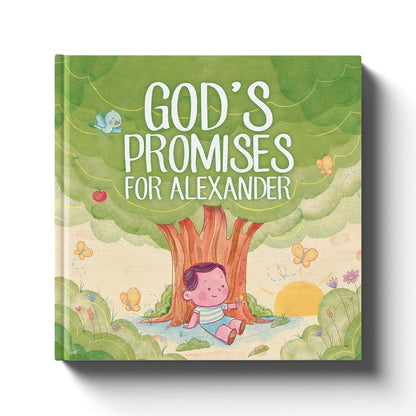 Luna Studios God's Promises Personalized Children's Baptism Book