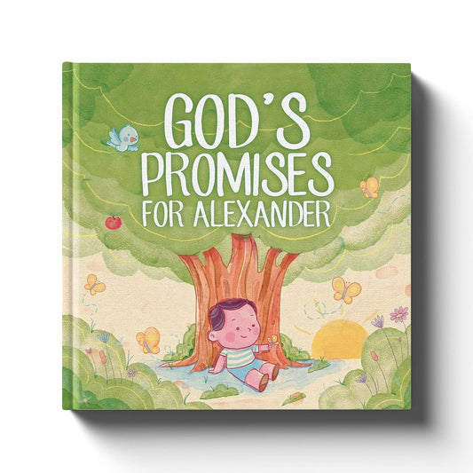Luna Studios God's Promises Personalized Children's Baptism Book