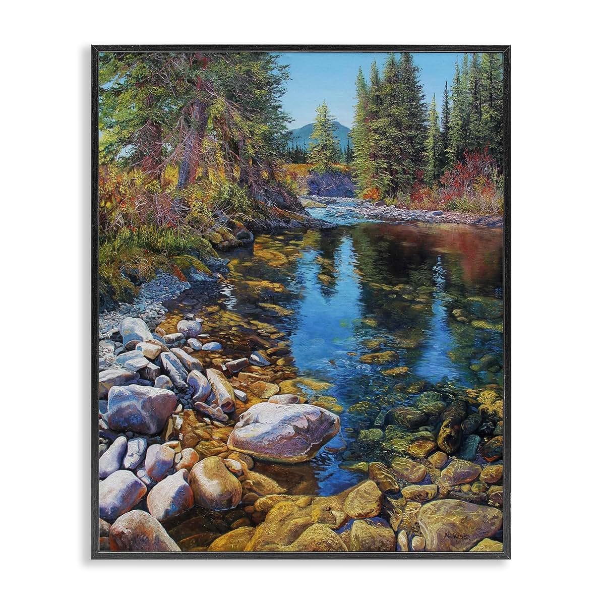 Stoney Creek Forest Landscape Framed Giclée Print | Stupell Industries