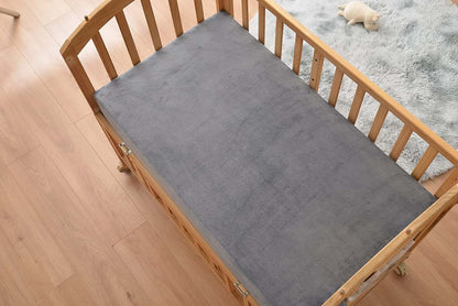 BabyOneStop Microplush Fitted Crib Sheets With Moon And Stars 28 X 52 Inch