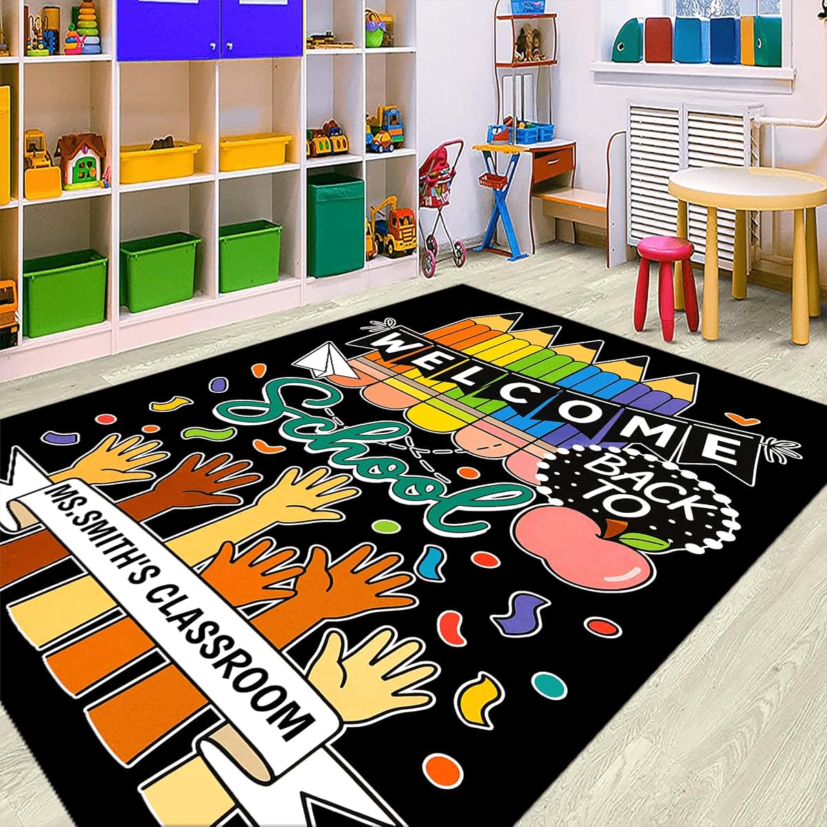 Chillgen Feeling Rugs For Kids Room Decor And Classroom Carpets (photo 2)