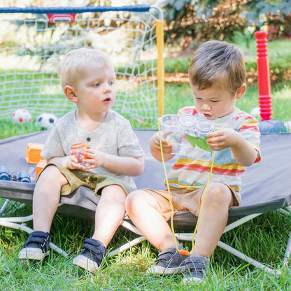 Regalo My Cot Twin Portable Toddler Bed for Two Kids