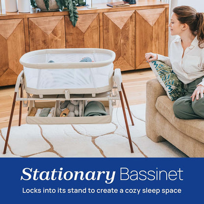 Chicco LullaGlide Plus 3-in-1 Electronic Gliding Bassinet