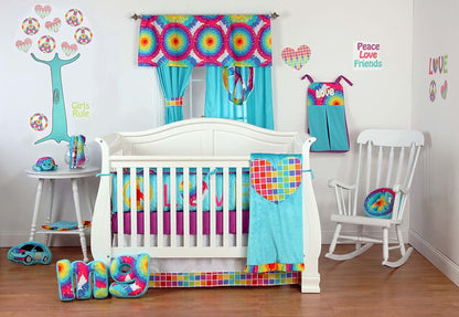 One Grace Place Terrific Tie Dye Binky Blanket