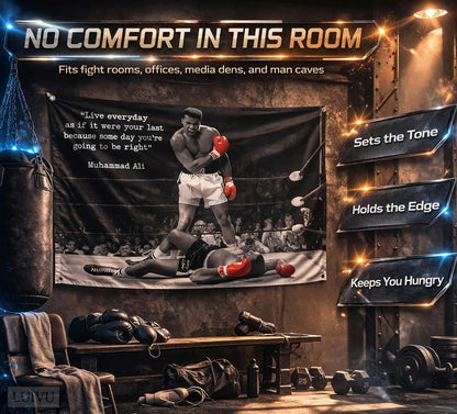 Muhammad Ali Boxing Wall Tapestry for Gym and Dorm Decor