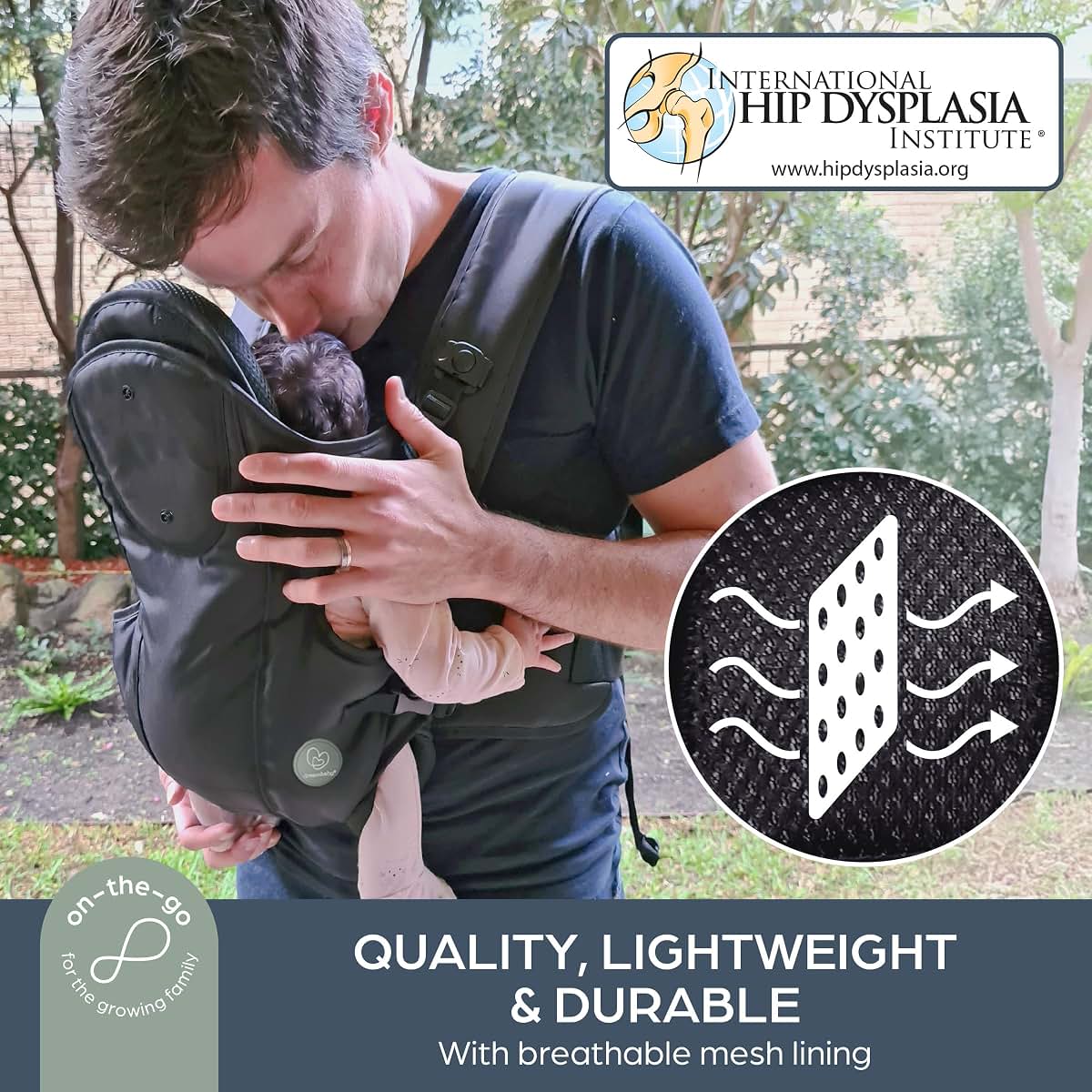 Dreambaby Manhattan Adjustable 3 in 1 Position Baby Carrier