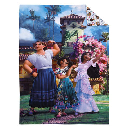 Nojo Disney Encanto Power Trio 5 Piece Toddler Bedding and Blanket Set