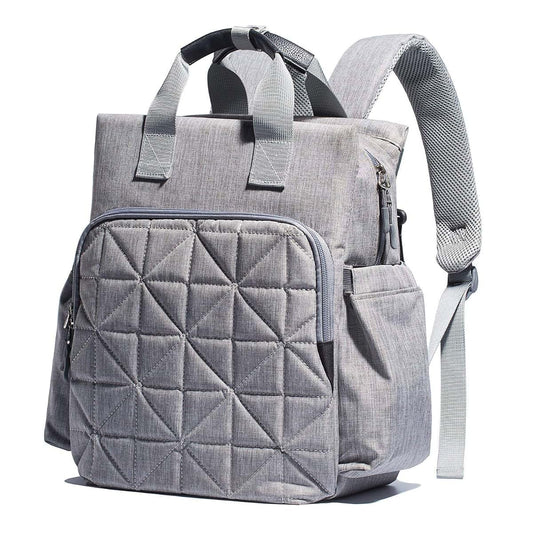 SoHo Designs Kenneth Diaper Backpack 6-Piece Set In Classic Gray